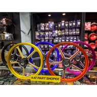 AJI RACING (Hi-Quality) Forged Sport Rim FG505 AJI Racing custom hub NVX / AEROX