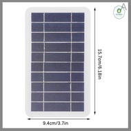 【Jettingbuy】 🔥🔥🔥 Hot Sale 2W Solar Panel With USB Waterproof Outdoor Hiking And Camping Portable Bat
