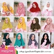 Children's hijab/ children's hijab/ children's khimar/ children's headscarf ALDF kids Amaze hijabers