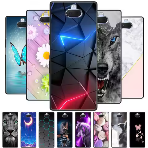 For Sony Xperia 10 Plus Case Phone Cover Soft TPU Silicone Cases for Sony Xperia 10 Plus Coque for S