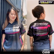 Premium Quality Dry Fit Milano 2-Stroke Racing Jersey GRA 01B