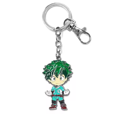 My Hero Academia Anime Metal Keychain With Midoriya Izuku Cosplay Accessories Colorful Pendant for G