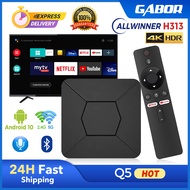 🔥 【2023 New model】🔥  Original Q5 TV Box Android  2023 all channel astro 4K Android Box Voice remotecontrol 2G+8G Android 10 Global English Version 2.4G&amp;5G Wifi
