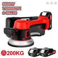 3500W Tiles Tiling Machine with 2 Battery Pack 6 Gear Adjustable Tile Vibrator Suction Cup Power Tool for Makita 18v Battery