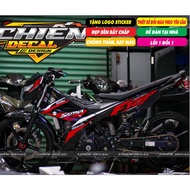 Satria F150 car decal, red, black and white zin stamp model Satria F150 Accessories