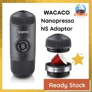 WACACO Original Nanopresso Hand Powered Portable Expresso Coffee Maker Accessories NS Adaptor NS Cap