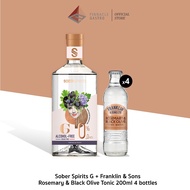 Bold herbaceous and unapologetically unique (Sober Spirits mixed with Franklin & Sons)