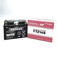 YUASA YTZ14S MOTORCYCLE BATTERY 12V FREE MAINTENANCE
