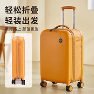 HY/🎁Women's Swiss Army Knife Folding Luggage24Men's Inch Suitcase20Inch Boarding Bag New Foldable Trolley Suitcase SQBT