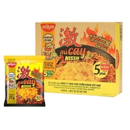 Thùng 30 gói mì Nissin Gà Cay Phô Mai