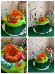 Fisher Price Roarin’ Rainforest Jumperoo จั๊มเปอร์ยอดฮิตที่ทุกบ้านมี รุ่นใหม่ล่าสุด มือ 2 แท้