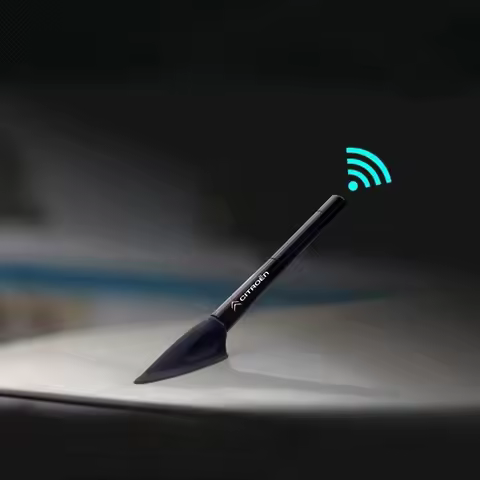 1Pcs Car Carbon Fiber Roof Radio Aerial Antenna Radio FM/AM Receiving Antenna For Citroen DS3 LS DS6