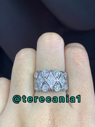 Cincin berlian eropa model fashion Emas : 75% Berat emas : 7.40gram Be