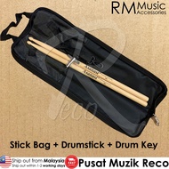 RM Oak BASIC BUDGET Drumstick Drum Stick Drumstick 5A Drum Key Drumstick Bag 【Msia READY STOCK！SHIP 