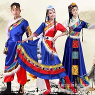 T Tibetan Dance Costume Female Ethnic Dance Costume Performance Costume Mongolian Ethnic Minority Et