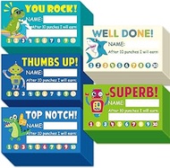 Gooji Behavior Punch Cards for Kids Classroom, 2x3.5 School Homeschool, or Smart Behavior Chart Rewa