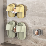 1pc Wall Mounted Shoe Storage Rack Shoe Organizer Bathroom Rack Slipper Rack Storage Hook