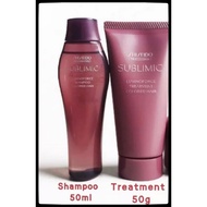 Shiseido Sublimic Travel Size Luminoforce Shampoo50ml+Treatment 50ml