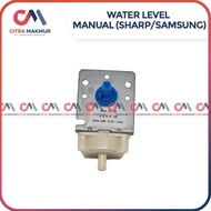 Water Level Manual 2 Mesin Cuci Sharp 8 kg 1 tabung Top Loading Sanyo