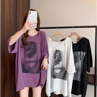 ** MoDa.Q Medium Large Size * [Q15411] Female Back Print Hooded Top