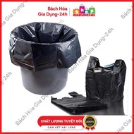 Plastic packing bags, trash bags, black plastic bags, black bags with handles -Giadung24h