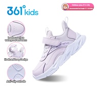 361 Degrees Kids Girls' Sports Shoes 2025 Leather Upper & Fleece-Lined Running Shoes for School Chil