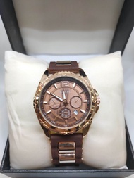 Terlaris !!! Jam Tangan Wanita Guess Rubber GS1198 Ready Warna Coklat Premium Terbaru 2021 Berkualit