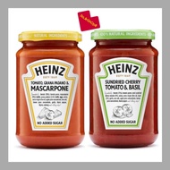 Heinz Pasta Sauce | Tomato Grana Padano Mascarpone | Sundried Cherry Tomato Basil | Bolognese | 350g
