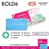 BOLDe Super Mask Surgical - Masker Medis Bedah Earloop 3 Ply 25PCS
