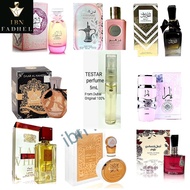 Tester 5 ML perfume from EDP 100% Dirham wardi hareem al sultan bint hooran oud mood Daar al han