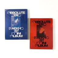 NU'EST BAEKHO 1st Mini Album - Absolute Zero