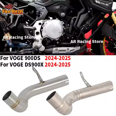 For VOGE 900DS 900 DS DS900X DS900 X 2024 2025 Motorcycle Exhaust Escape Moto Modified Mid Link Pipe
