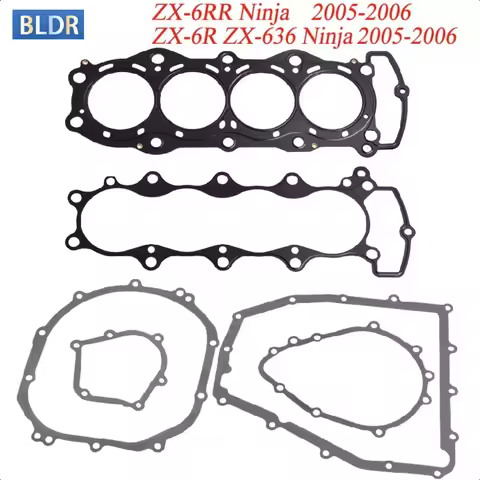 MotorBike Accessories Cylinder Overhaul Gasket Mat for KAWASAKI ZX-6RR Ninja 2005 2006 ZX-6R ZX-636