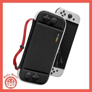 Nintendo Switch compatible tomtoc hard case for Switch OLED model, shockproof, slim carrying case