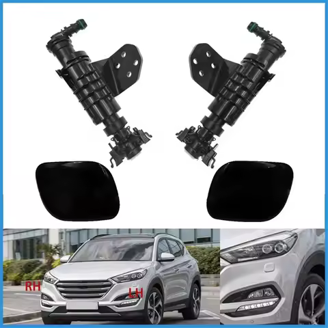 Headlight Washer Nozzle Headlamp Spray Pump Cover Cap for Hyundai Tucson 98672-D7000 98671-D7000 986