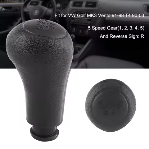 Shifter Knob 5 Speed Car Gear Shift Shifter Knob Stick Head For Golf MK3 Vento 91-98 T4 90-03 #1H071