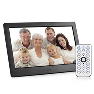 [Ship in 24h] Andoer 10.1 Inch Digital Photo Frame Desktop Electronic Album Photo/ Video/ Music/ Clo