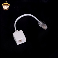 〔8C05〕 RJ11 6P4C Female To Ethernet RJ45 8P8C Male F/M Adapter Converter Cable Phone 〔8C〕