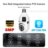XB Camera CCTV WIFI Indoor 8MP Dual LeBulb Camera 360 PTZ Kamera CCTV