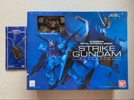 超合金 STRIKE GUNDAM METAL MATERIAL MODEL 連贈品（鏈牌）