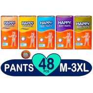 HAPPY BABY PANTS DIAPER 48pcs ( MEDIUM TO 3XL)