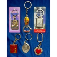 Abroad keychain souvenirs, Preloved