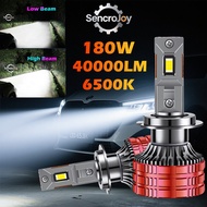 2Pcs 6500K White Light H4 LED Headlight Car Truck Modification H7 H11 H8 9005 12V 24V Universal Car 