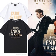 刘宪华EnjoyTheShow世巡周边短袖Henry大华丽宪场纪念T恤粉丝应援8.21 Henry Lau's EnjoyTheShow World Tour merchandise short-sl