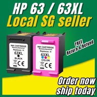 HP 63 HP 63XL HP63 HP63XL HP63XXL bk Ink Cartridge Compatible for HP 1110 1112 2130 2132 2136 3630 3