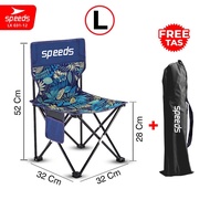 SPEEDS Kursi Lipat Anak Portable Kursi Bulat Foldable Moon Chair Outdoor 031-39