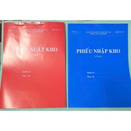 5 Books of warehouse receipts - Warehouse receipts 1 copy, 2 copies, 3 copies/ A4 - carbon paper wit