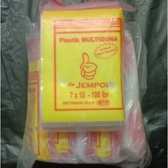 KLIP 7x10 plastic contains 100 pcs - Clear ziplock plastic