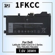 1FKCC Laptop Battery for Dell Latitude 7200 7210 2-in-1 Series T04J T04J001 T04J002 T5H6P 09NTKM 9NT