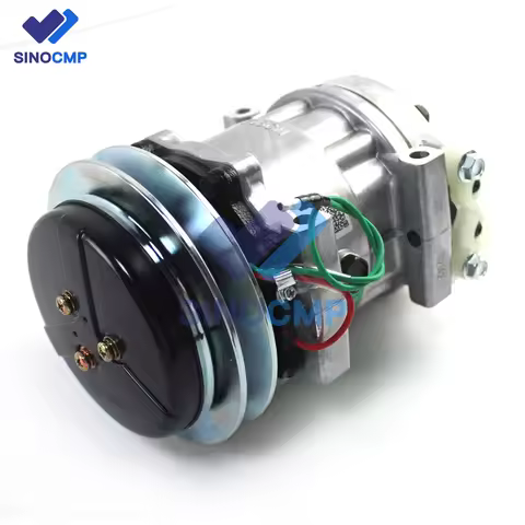 A/C Compressor YX91V00001F1 YX91V00002F2 TDKR151310S for Komatsu WA320 Kobelco SK130 SK250 SK330 SK3